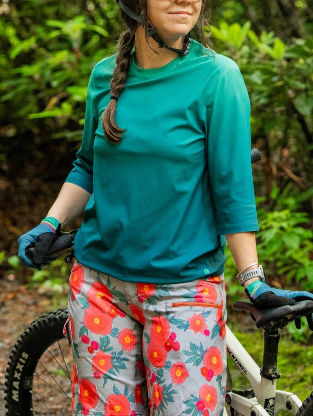 Shredly Beyond Tech 3/4 Cycling Tee Large